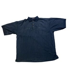 Nascar Shirt Mens Extra Large XL Black Pin Stripe Racing Evernham Motorsports